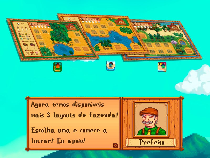 imagem de 3 novas fazendas